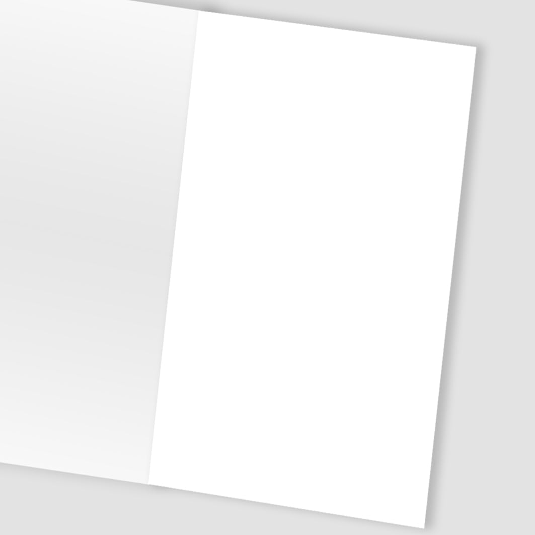 Box of 5 Winter Glow Merry Christmas Bauble Hand-Finished Christmas Cards BXW005, metallic, 12.5cm x 17.5cm - Image 4