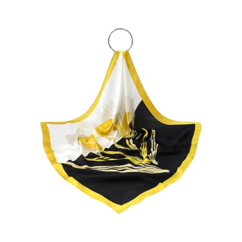 Square Scarf for Women Soft Neck Wrap Lightweight Headband for Office Travel Business Outfit Styling2