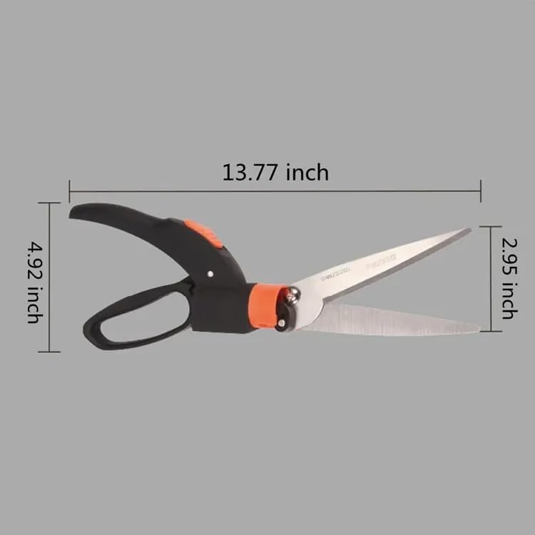 FOX & FERN Premium Gardening Scissor GAHE026 | Bypass Pruning Shears for Tree Trimmers | Secateurs Plant Branch Cutter (Degree Rotating Shear) 2