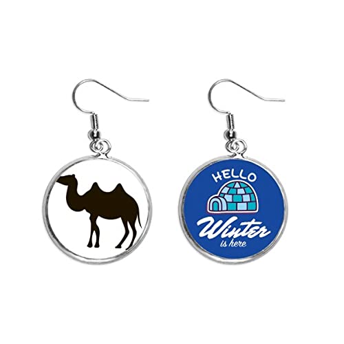 Pendientes de camello negro para lucir en cenas de invierno y eventos especiales con elegancia