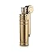 Kerosene Oil Lighter,Solid Brass Antique Style Flint Wheel Oil Petrol Metal Cigarette Lighter,#1
