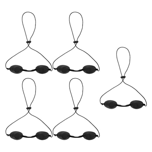 Beavorty 5 Unidades Óculos Proteção Para Os Olhos Para Banho De Sol Proteção Para Os Olhos Luz Bronzeadora Tapa-olho Para Pacientes Em Saudável Interior Gel De Sílica Loção