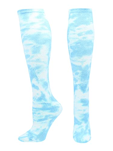 Image of Tie Dye Multisport Tube Socks Soccer Softball Volleyball for Girls Boys Women and Men Youth and Adult