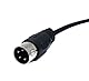 System-S S-Video Kabel 150 cm Din 4 Pin Stecker zu Stecker Schwarz