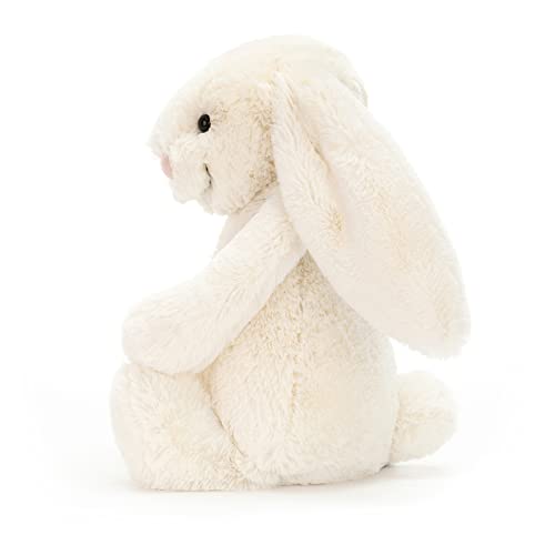Jellycat Bashful Cream Bunny Stuffed Animal, Medium 12 inches | Rabbit and Bunny Plush Toy | Classic Children's Gift - Image 4