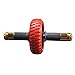 Luzhengyang Portable Detachable Ab Training Roller for Core Strength | Workout Exercise Wheel for Home Gym Fitness Equipment Gear, Men Women Trainer - Red