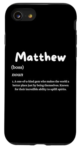 Matthew Definition ���O���薼 �}�b�g�p�R�X�`���[�� �X�}�z�P�[�X iPhone SE (2020) / 7 / 8 �p