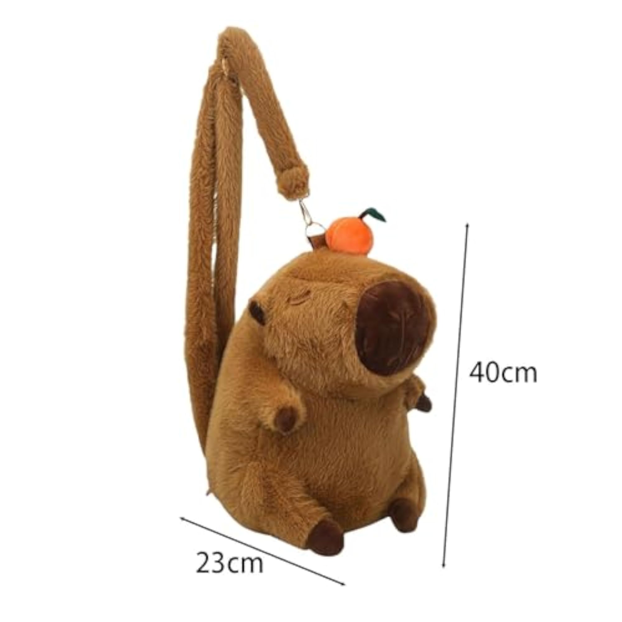 2xPlush Capybara Backpack Gift Lightweight Daypack