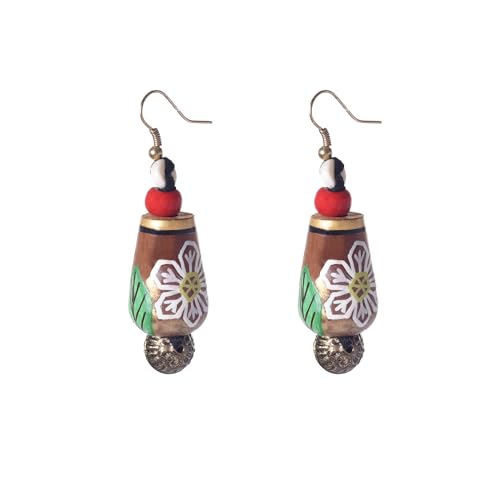Image of Handcrafted Bohemian & Ethnic Earrings Collection for Women - Artistic, Nature-Inspired Statement Designs in Studs, Drops & Chandeliers