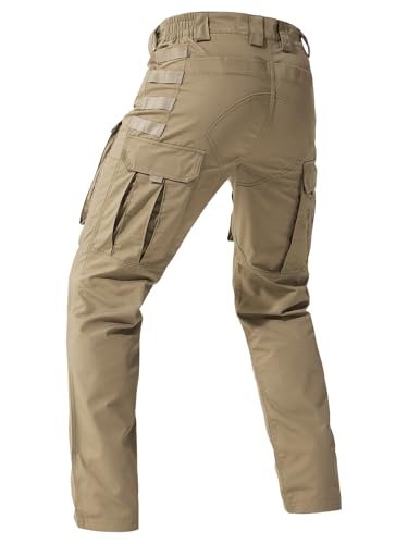 Recopilación de Ropa de Escalada para Hombre los 5 más buscados. 42 FREE SOLDIER Pantalones tácticos para Hombre de teflón Resistentes a los arañazos para Cuatro Estaciones de Senderismo, Escalada (marrón, 32W x 32L)
