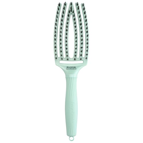 Olivia Garden Fingerbrush Arctic Teal brosse poils de sanglier