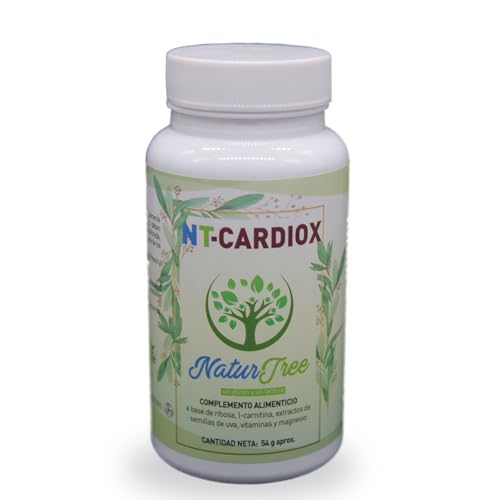 Naturtree, NT-CARDIOX, Suplemento Energético para Deportistas Ayuda con el Rendimiento Físico, Recuperación Muscular y Energía Celular - Con D-Ribosa, L-Carnitina, Magnesio y Coenzima Q10