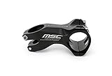 Drop: 5mm MSC Bikes STEMXC2960 Potencia, Negro, 60 mm x 31,8 x 19º