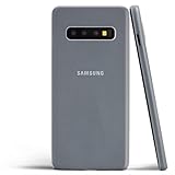 totallee Thin Galaxy S10 Case, Thinnest Cover Ultra Slim Minimal - for Samsung Galaxy S10 (2019) (Frosted Clear)