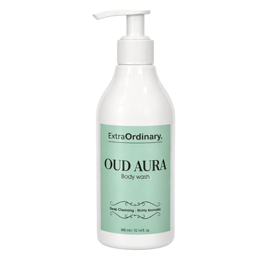 Image of EXTRAORDINARY Oud Aura Body Wash 300Ml | Refreshing Body Cleanser for Daily Use | Suitable for Soft & Fresh Skin