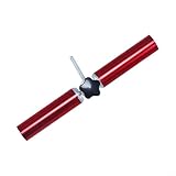 Accesorios para tienda de campaña de aleación de aluminio, conector de tubo en T diseñado para mejorar tu experiencia al aire libre (rojo)