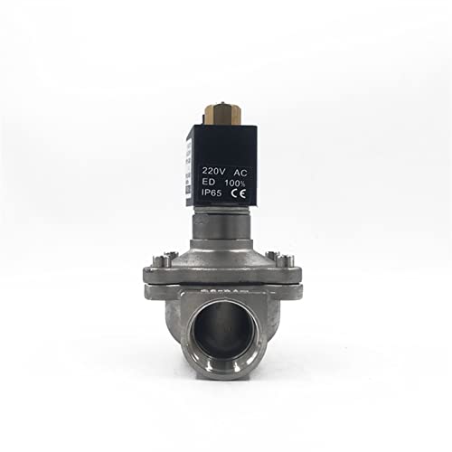Électrovanne normalement ouverte DN20 12V inox vanne électrique eau et huile
