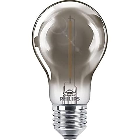 Philips - Bombilla LED cristal 11W estándar E27 ahumada, no regulable Cover