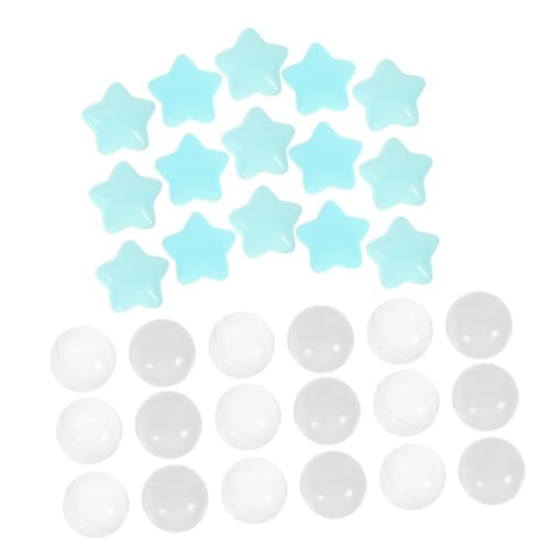 KONTONTY 100pcs Ocean Balls for Crush Star and Swimming Balls for Bathtub Play and Cognitive Development Activities