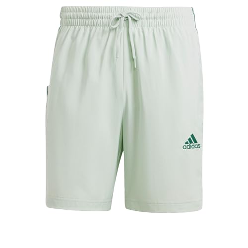 adidas Herren AEROREADY Essentials Chelsea 3-Stripes Shorts, Linen Green...