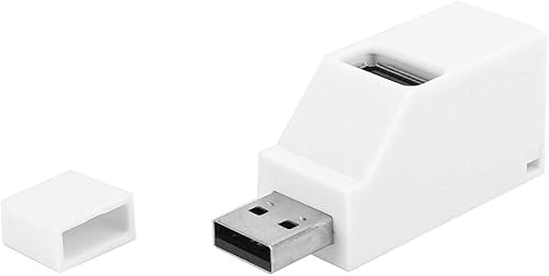 Séparateur, 2,2 x 0,9 x 0,7 Pouces, Accessoires informatiques, Pratique pour Ordinateur Portable 3 en 1 pour Ordinateur de Bureau (Blanc 2.0, Type Tour penchée Pisa)