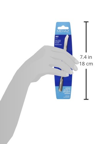 Miniatura 3 de Mehaz Professional Empujador de cutículas y removedor de pterigión, 5 12 pulgadas