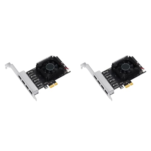 Carte Réseau PCIE POE 4 Ports Haute Performance Puce 8125BG Intégrée
