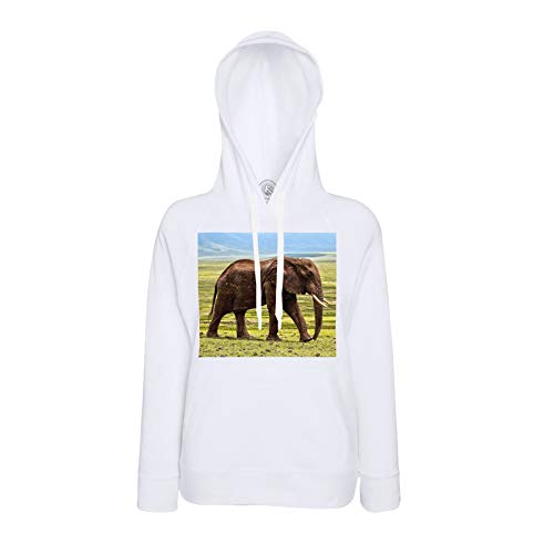Sweat à Capuche Éléphant d'Afrique pour Passionnés de Nature et Vie Sauvage