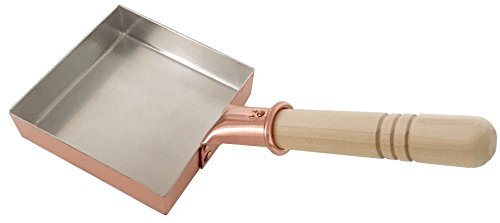 中村銅器製作所 銅製 玉子焼鍋 12角(12cm×12cm)プロ愛用の卵焼き器 卵焼き用フライパン 卵がふんわり まろやかに 日本製