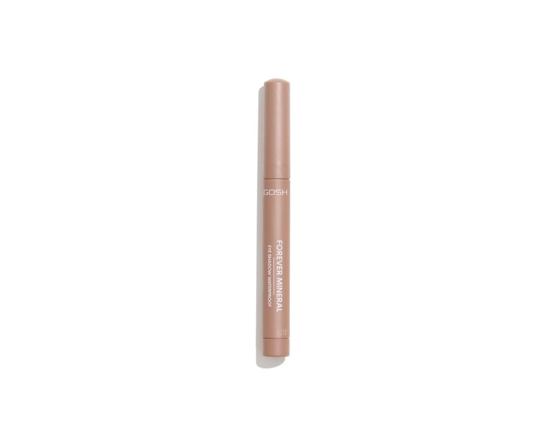 GOSH Forever Mineral Matte Eyeshadow Stick 015 Matt Nougat – Cream‑to‑Powder Matte White Eye Shadow Crayon, Longwear, Smudge‑Proof, Waterproof & Travel‑Friendly
