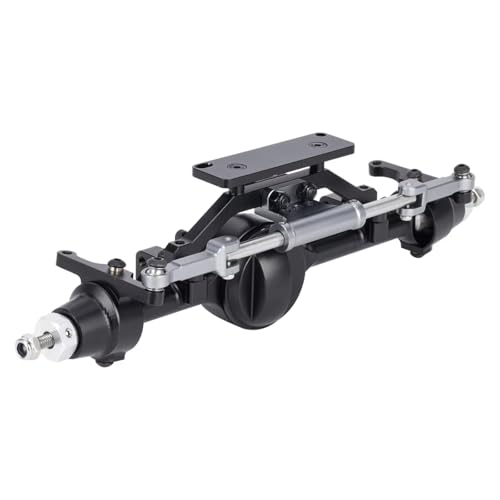 RC�J�[�̃A�b�v�O���[�h Compatible With Yota Ll Axle TF2 For Gelande D110 1/10 RC�N���[���[�J�[�p�[�c �A���~�j�E�� D90 �����X�e�A�����O�����N�L�b�g(Black)