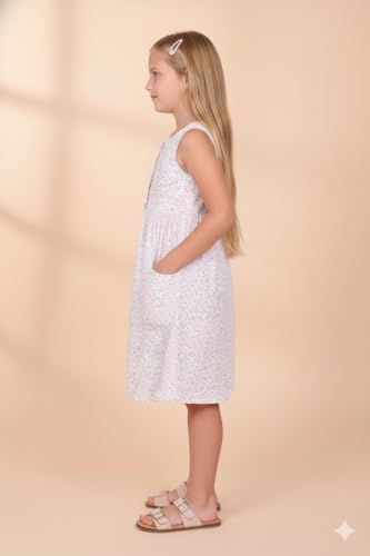 Image of VIKITA 2017 Girls Embroidery Cotton Long Sleeve Flower Dresses LH5460 for 1-8 Years ?-