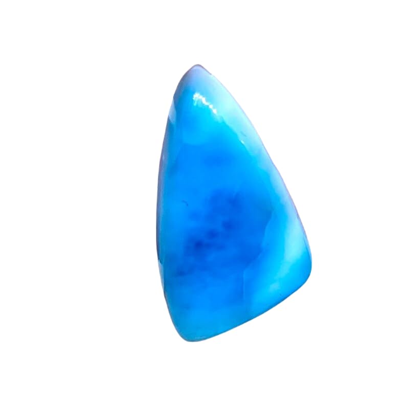 Cabochon Larimar triangle 28x15x6mm pour création de bijoux de litothérapie