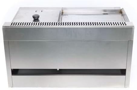 Miniatura 3 de Plancha de gas propano con parte superior plana, parrilla de placa caliente de barbacoa de acero inoxidable y freidora multifunción, potencia de