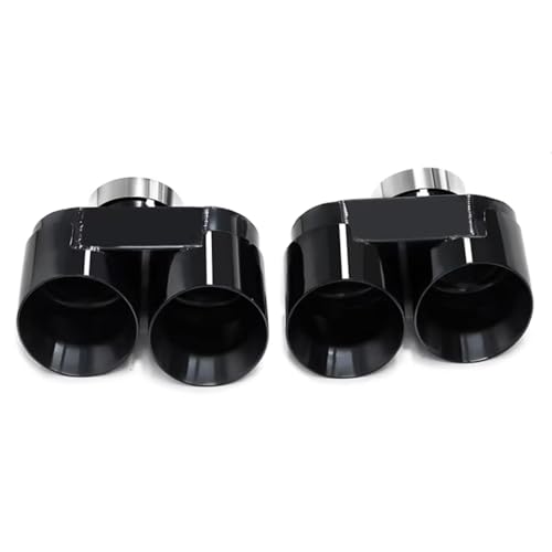 Terminales de escape en fibra de carbono Black A para Serie 3 G20 G21