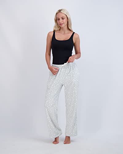 Forever 21 Womens Plush Sleep Pants - Soft & Cozy Pajamas For Women, Women's Plush Bottoms - Cute Pajama Pants Women, Stars, Large #TOP7