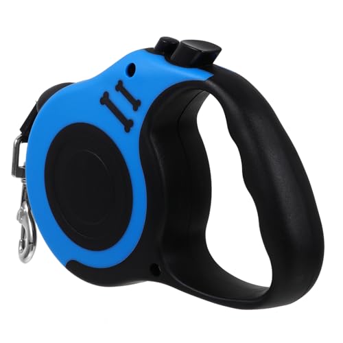 COMPUKAS 伸縮可能な自動巻き取りペットリード 可能なテレスコピック牽引ロープ 犬用 トレーニングリーシュ 子犬散歩用フレキシブルハンド