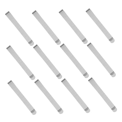 HAPINARY Stainless Steel Curly Clips for Sewing 12 Pack Hemming Tool Ruler Quilting Supplies for Fabric Clips