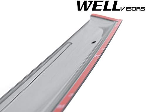WellVisors Window Visors Wind Deflectors Compatible with Audi 2015-2017 Q3 AERODYN Series Aerodyn Series Rain Guards 3-847AU005