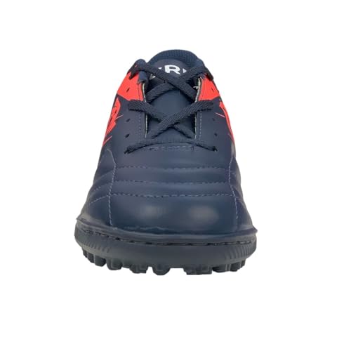 Chuteira Flamengo Oxn Avanti 3 Society Adulto Pro PVC 2 - Marinho/Branco/Coral