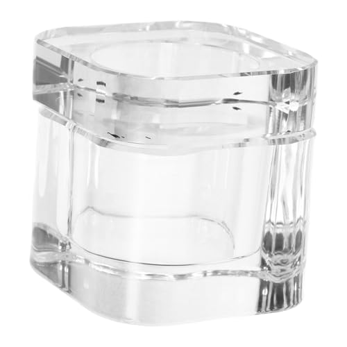 OHPHCALL ネイル カップ アクリル ネイル 消耗品 交換可能 グラス ネイル 皿 ネイル アート 皿 カップ アクリル ネイル 皿 ネイル マニキュア 道具 グラス ネイル 皿 ボウル 蓋付