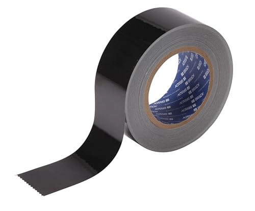 Image of Brady ToughStripe Floor Marking Tape - Black, Non-Abrasive Floor Tape - 2 inch Width, 100' Length for Concrete, Harsh Conditions, Forklift, High Traffic Floors (104310)
