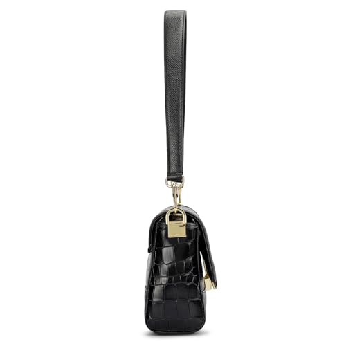 Image of Da Milano Leather Shoulder Bag for Women (01939OL)