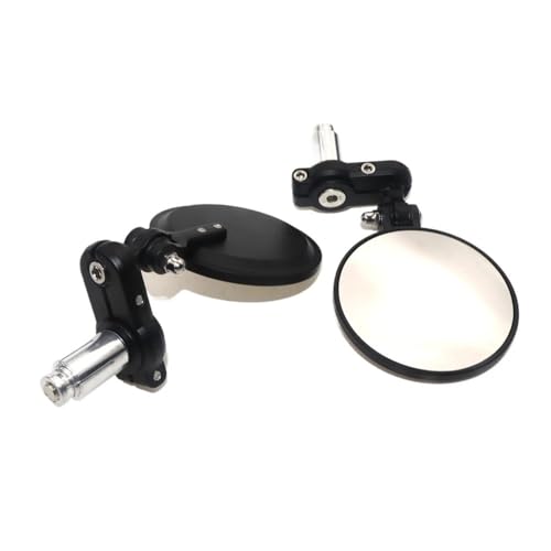 Espejo universal de motocicleta giratorio con mango de aluminio de 22mm