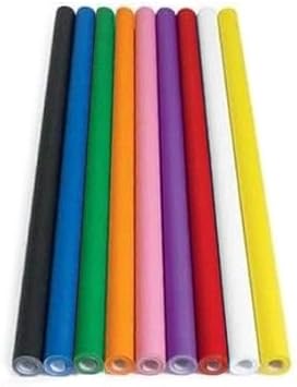 Fadeless Paper Roll, Bulletin Board Art Paper, 4-Feet by 50-Feet Case of 9 Assortment Colors