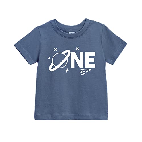 Baby boy Space Themed One First Birthday party Mom and Dad and me Space Themed Shirts Women Mama Letter Printed T-Shirt Mama Graphic Tee Casual Short Sleeve Tops Tee2