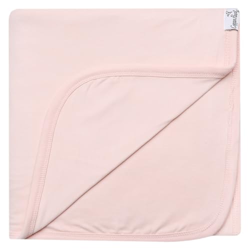Image of Copper Pearl Jumbo 3-Layer Baby Blanket: Soft Baby Quilts for Boys and Girls | Breathable, Cozy, Toddler Blanket | Baby Quilt for Newborns | 46x46 Premium Polyester /Rayon | Blush