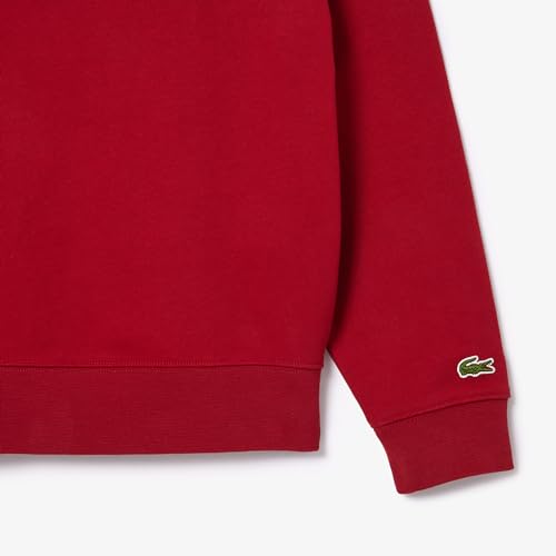 Lacoste Men's Classic Fit Long Sleeve Hooded Sweatshirt W/Small Croc Graphic on The Chest & Adjustable Neck3