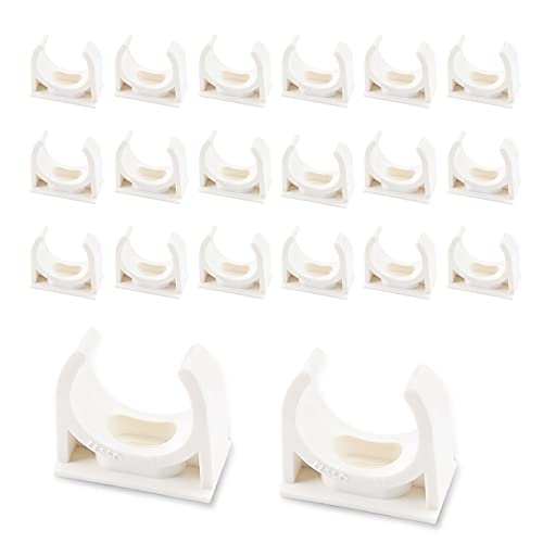 Cionyce 20 Pcs U-Hook Pex Holder Pvc Water Pipe Clamps, 3/4" Pex Pipe Support Hangers Fit For 25Mm Od Pvc Pipe #TOP5