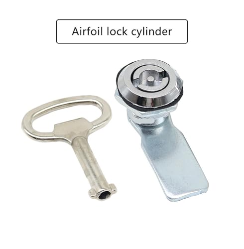 Serrure pour boîte électrique MS406 avec barillet triangulaire MS705 zinc - 3